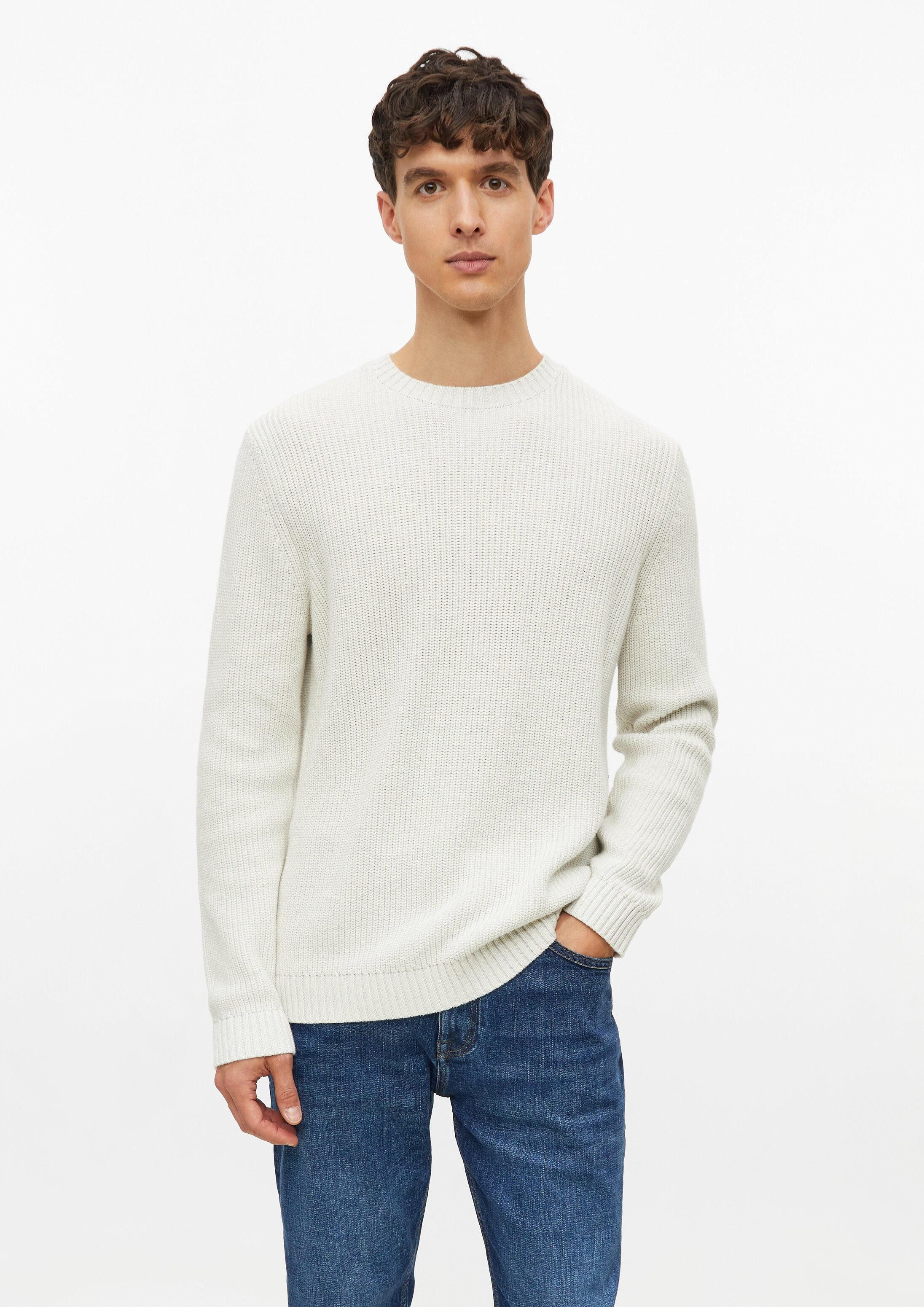 s.Oliver Longpullover Strickpullover Weicher Struktur-Pullover aus 100% Baumwolle