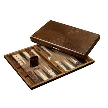 Philos Spiel, Backgammon - Kassette - Rinia - Holz - groß