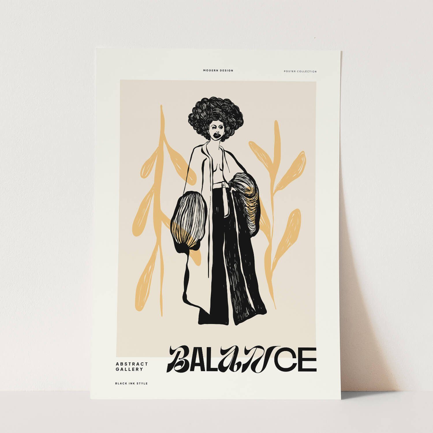 Sinus Art Wandbild Femininity Schöne Illustration Feminin Rebellisch Dekorativ Abstrakt. € 12,00