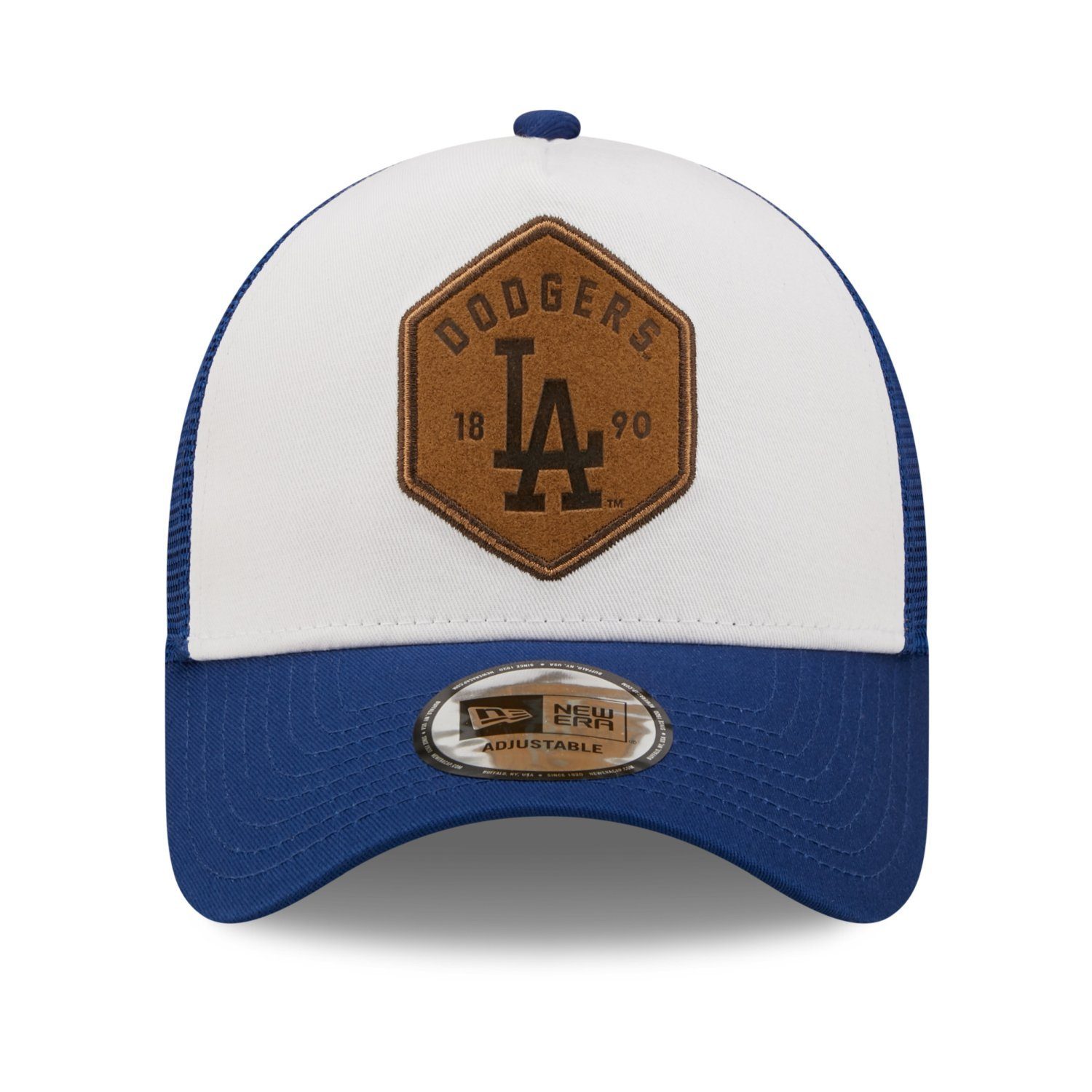 New Era Trucker Cap AFrame Trucker TEAM PATCH Los Angeles Dodgers