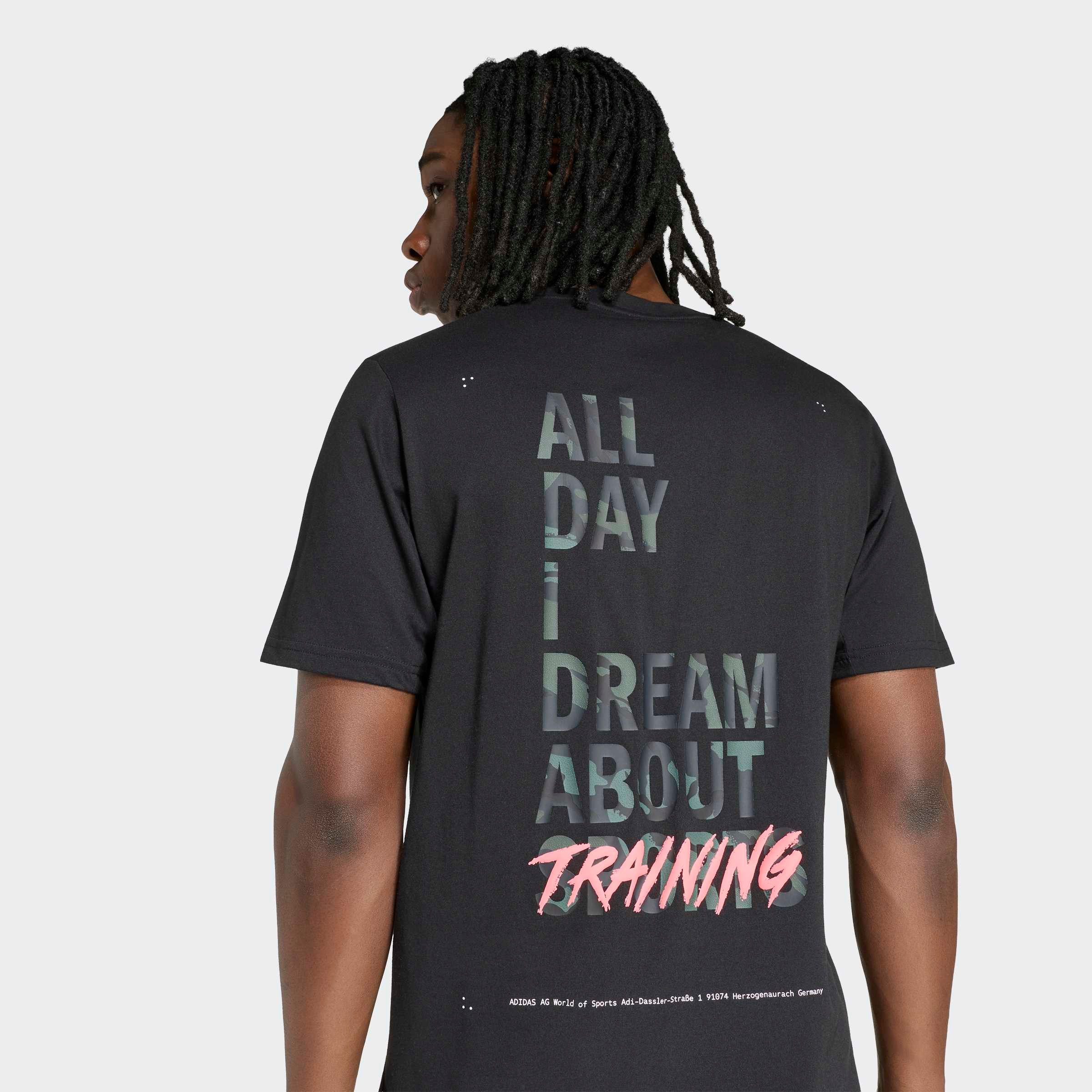 adidas Performance T-Shirt CLIMACOOL CAMO TRAINING GRAFIK sportlicher Stil, mit Climacool® Technologie, aus Polyester – Bild 4 von 5