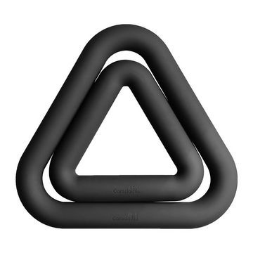 Coradoma Kettlebell Silikon Triangle Dreieck für Krafttraining, Gewichtskugel Hantel, (Trainingsgewicht für Ganzkörper Core Workout und Cross Fit), 3,2 / 4,5 kg