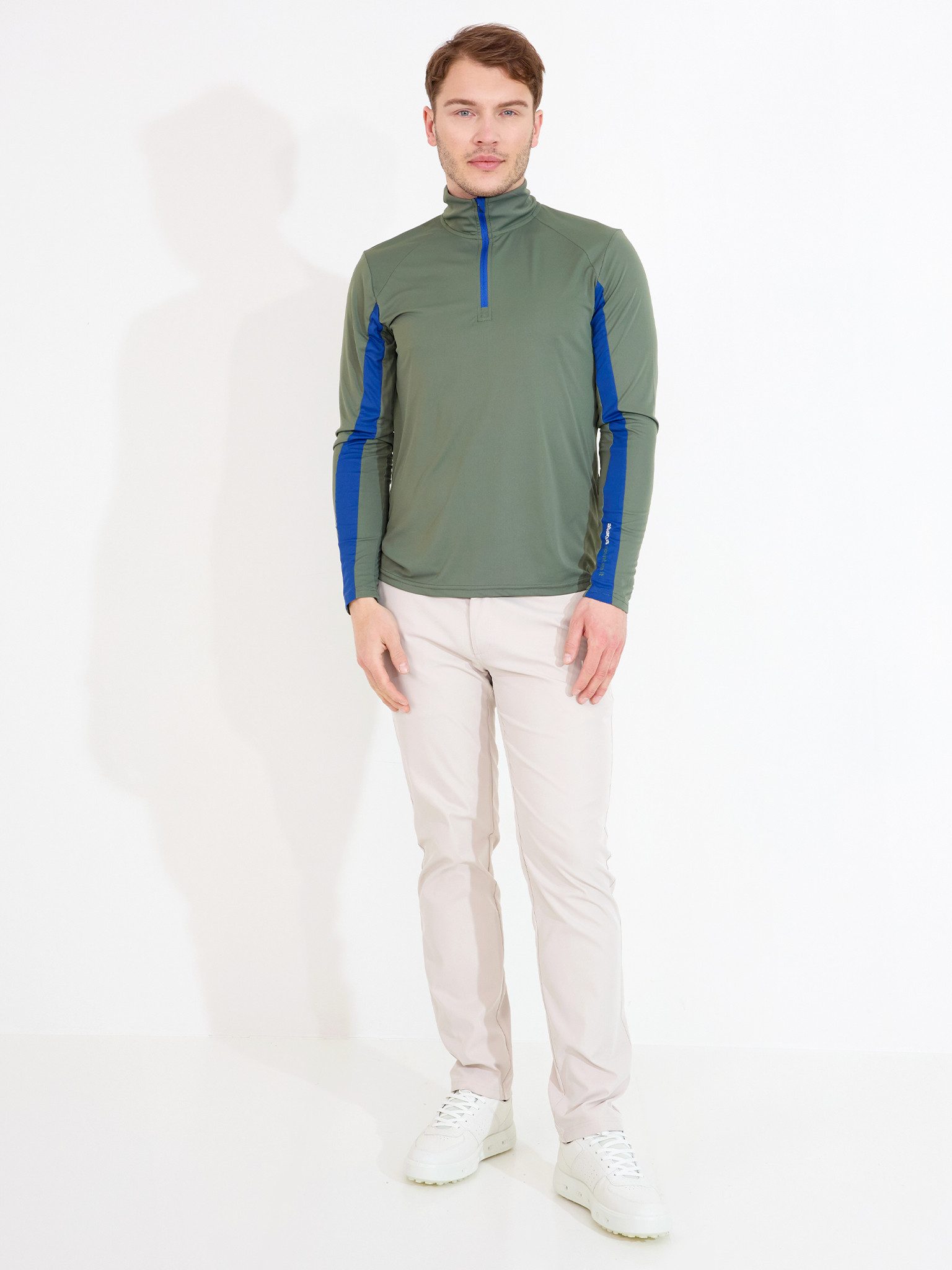 Abacus Sportswear Longsweatshirt Abacus Layer Aloha UV Forest-Grün Herren