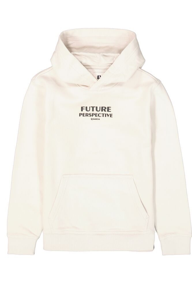 Garcia Hoodie Beiges Hoodie mit Textdruck günstig online kaufen