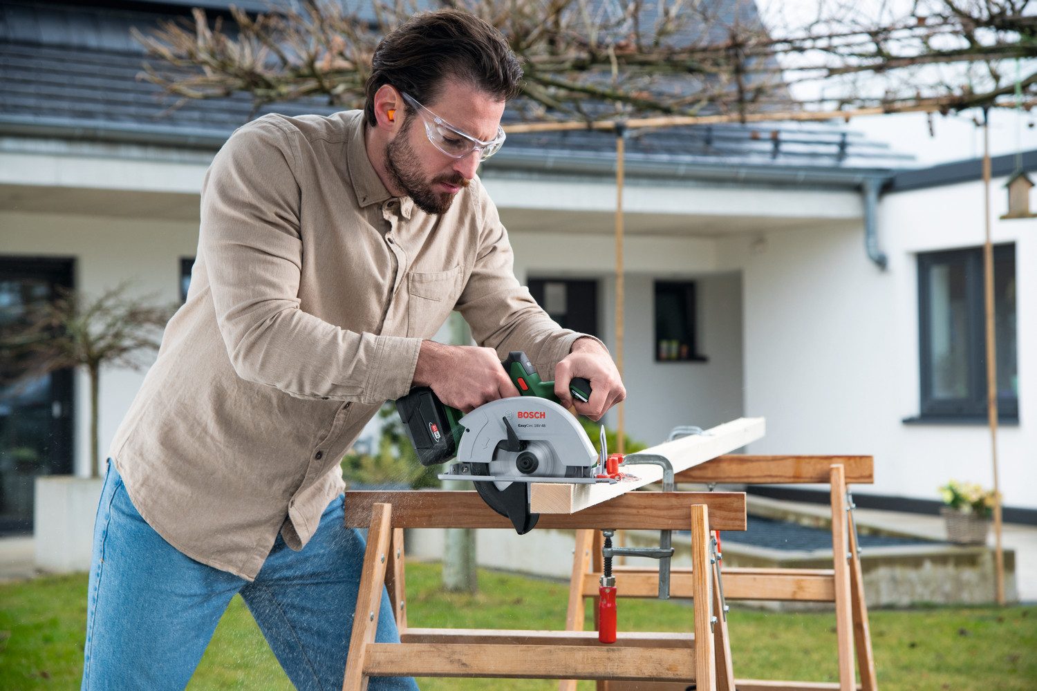 Bosch Home & Garden Akku-Säge EasyCirc 18V-48 solo, ohne Akku und Ladegerät