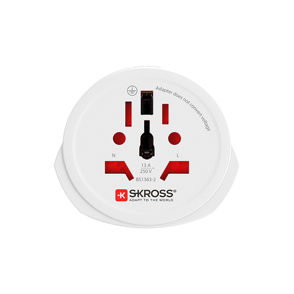 SKROSS World to Europe retail Stromadapter