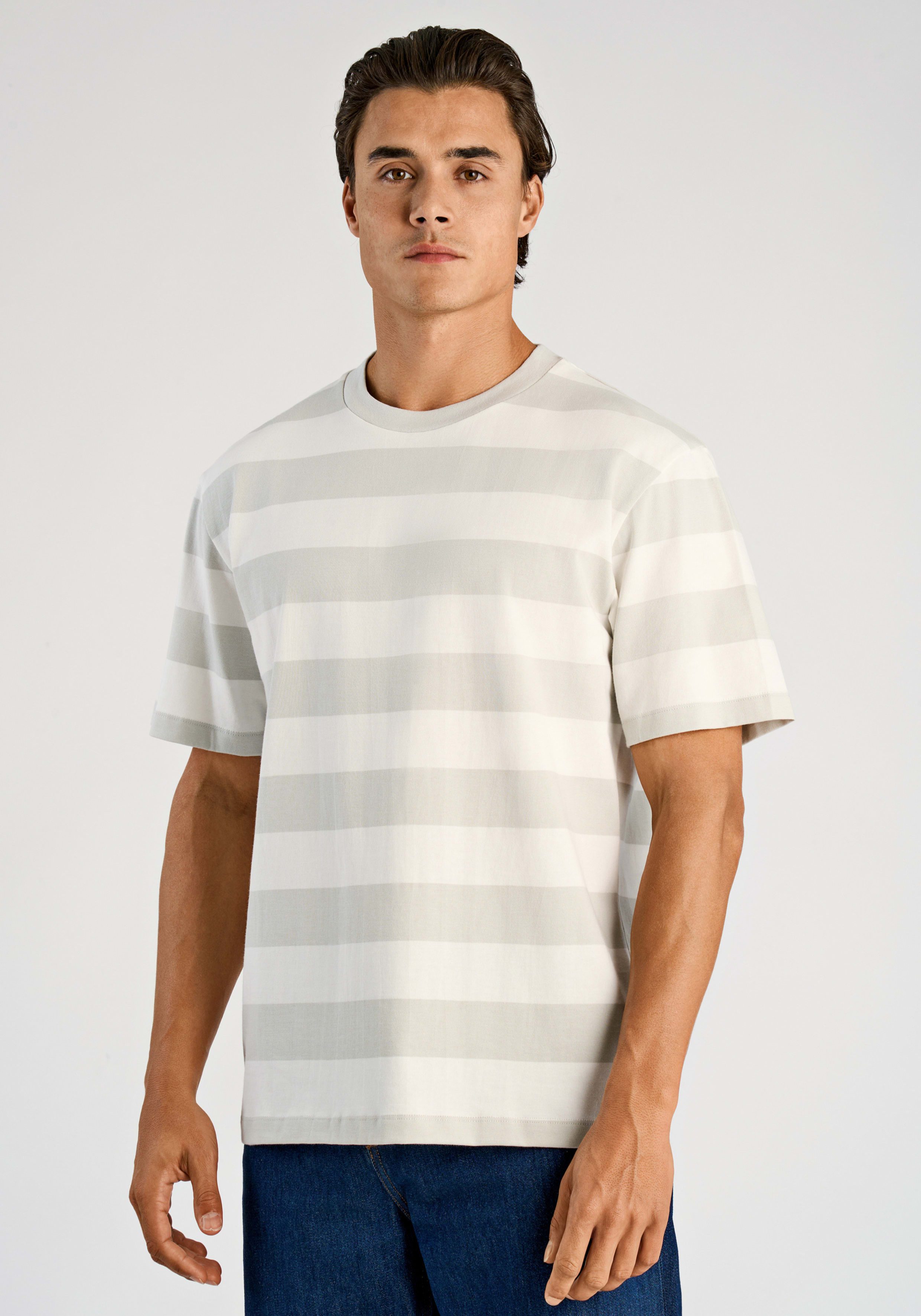 LINDBERGH Kurzarmshirt im Streifen-Design