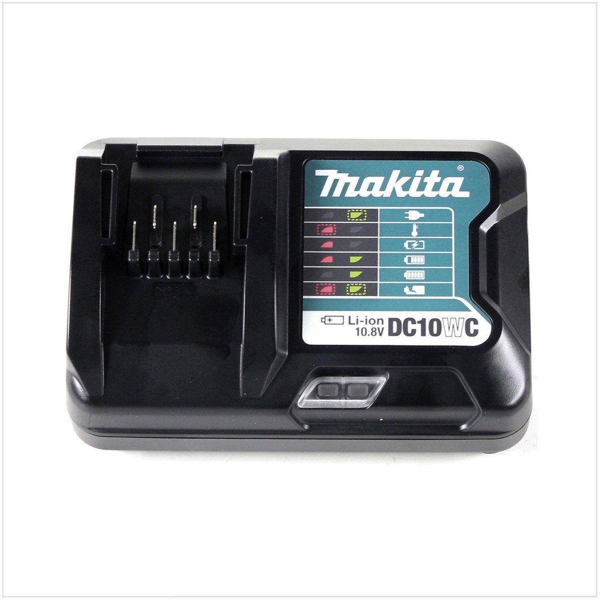 Makita DC 10 WC 10,8 V Ladegerät für Li-Ion Akkus (197334-1) Schnelllade-Gerät