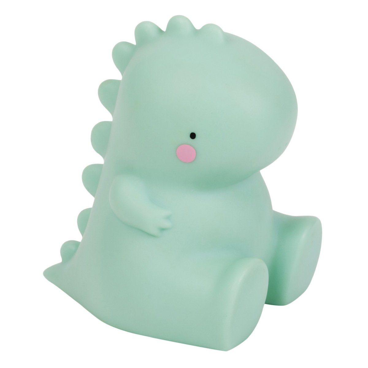 A Little Lovely Company LED Nachtlicht Nachtlicht T-Rex 13,5cm Grün Einschlaflicht inkl Batterie 15 min Timer