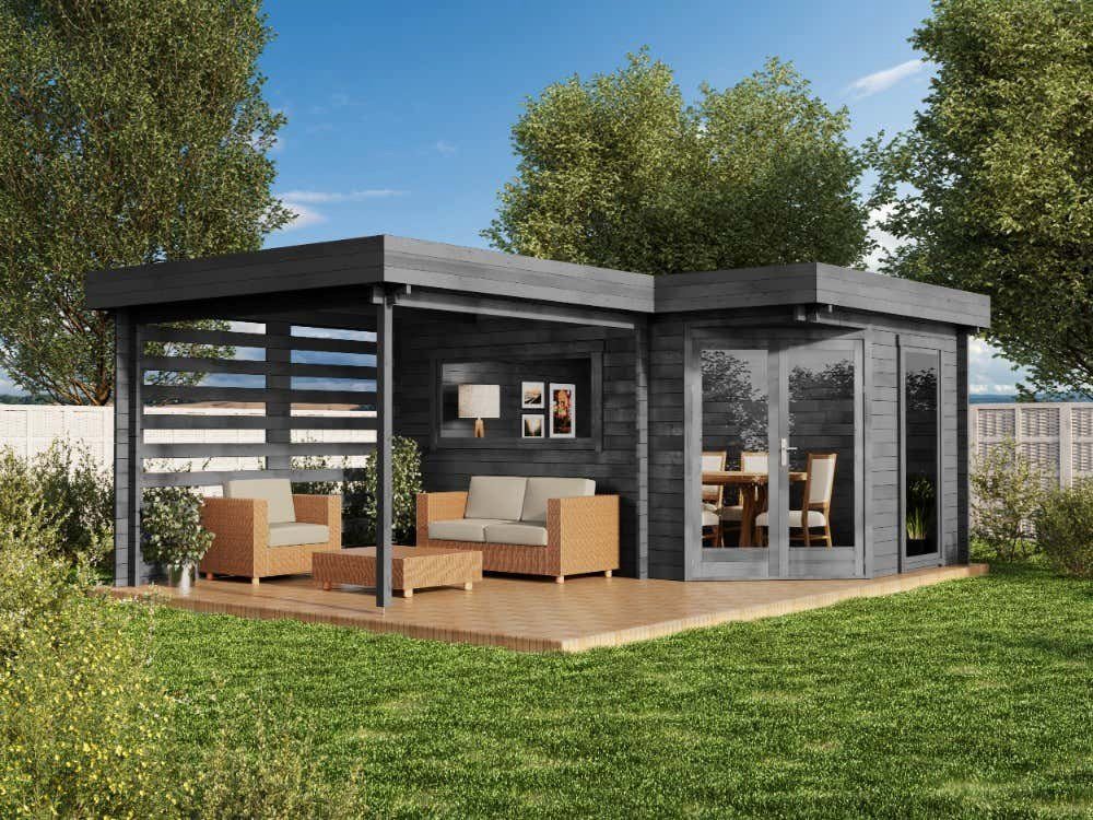 Alpholz Gartenhaus Holz 5-Eck Pepe Optima, günstig online kaufen