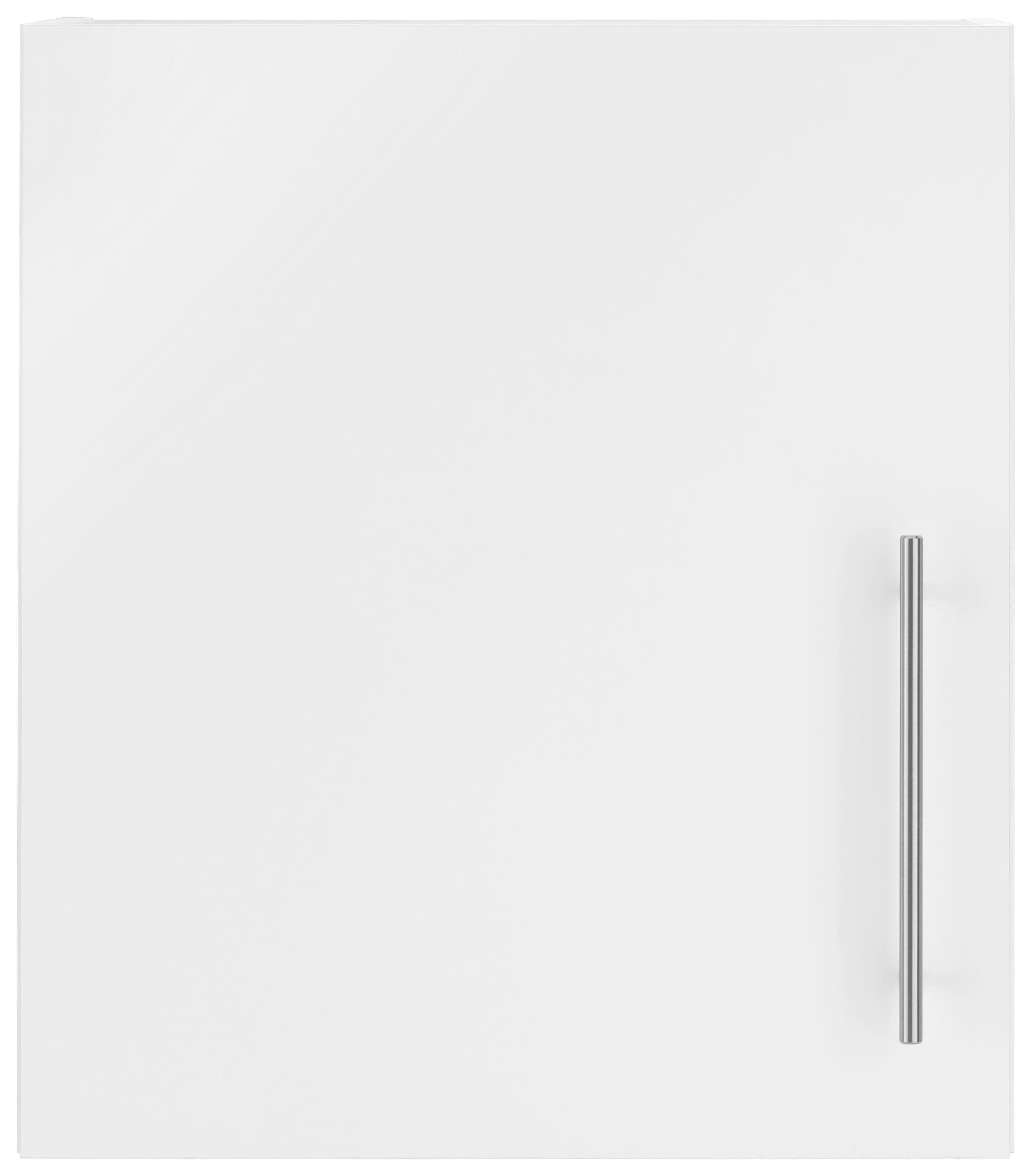 wiho Küchen Hängeschrank Cali 50 cm breit Front: Weiß Glanz, Korpus: weiß | Weiß