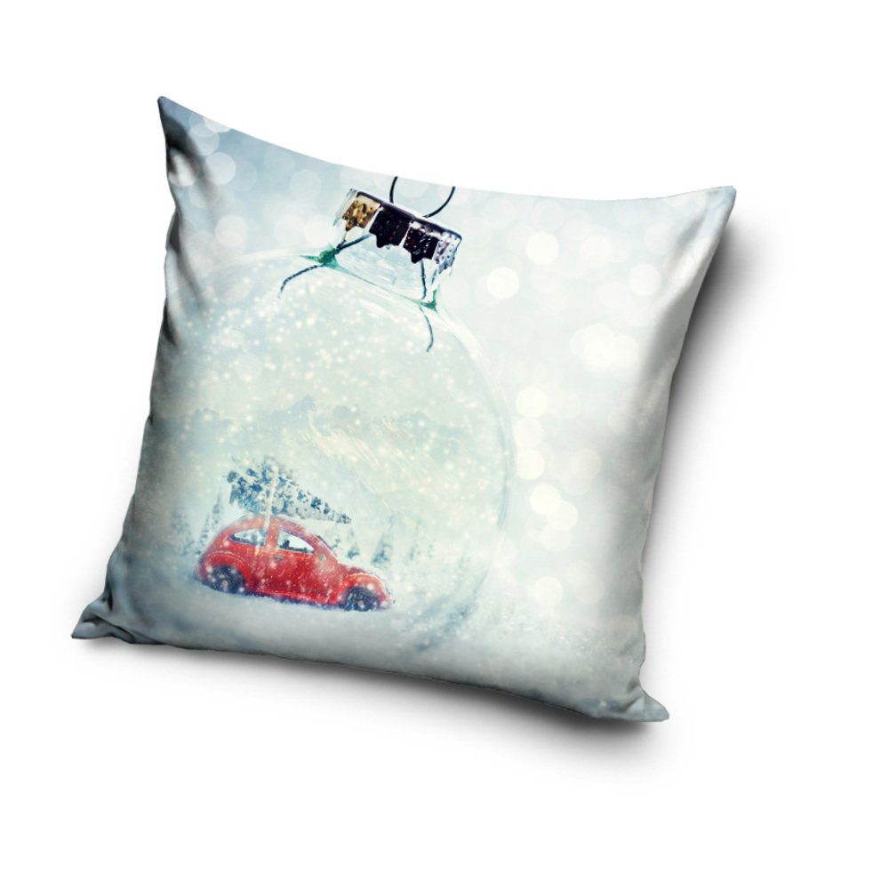 Carbotex Dekokissen Weihnachtskissen Xmas Kissen Dekokissen 40x40 cm