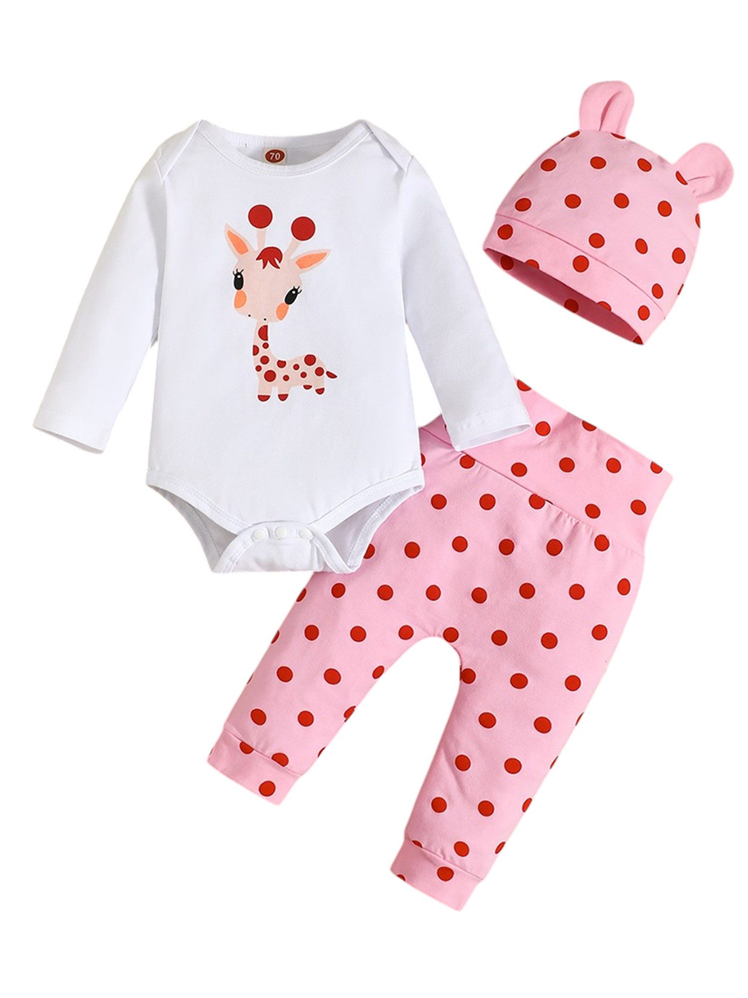 Shirt & Leggings Baby Neugeborenes Langarm Casual Basic Kleidung, süßer Stil