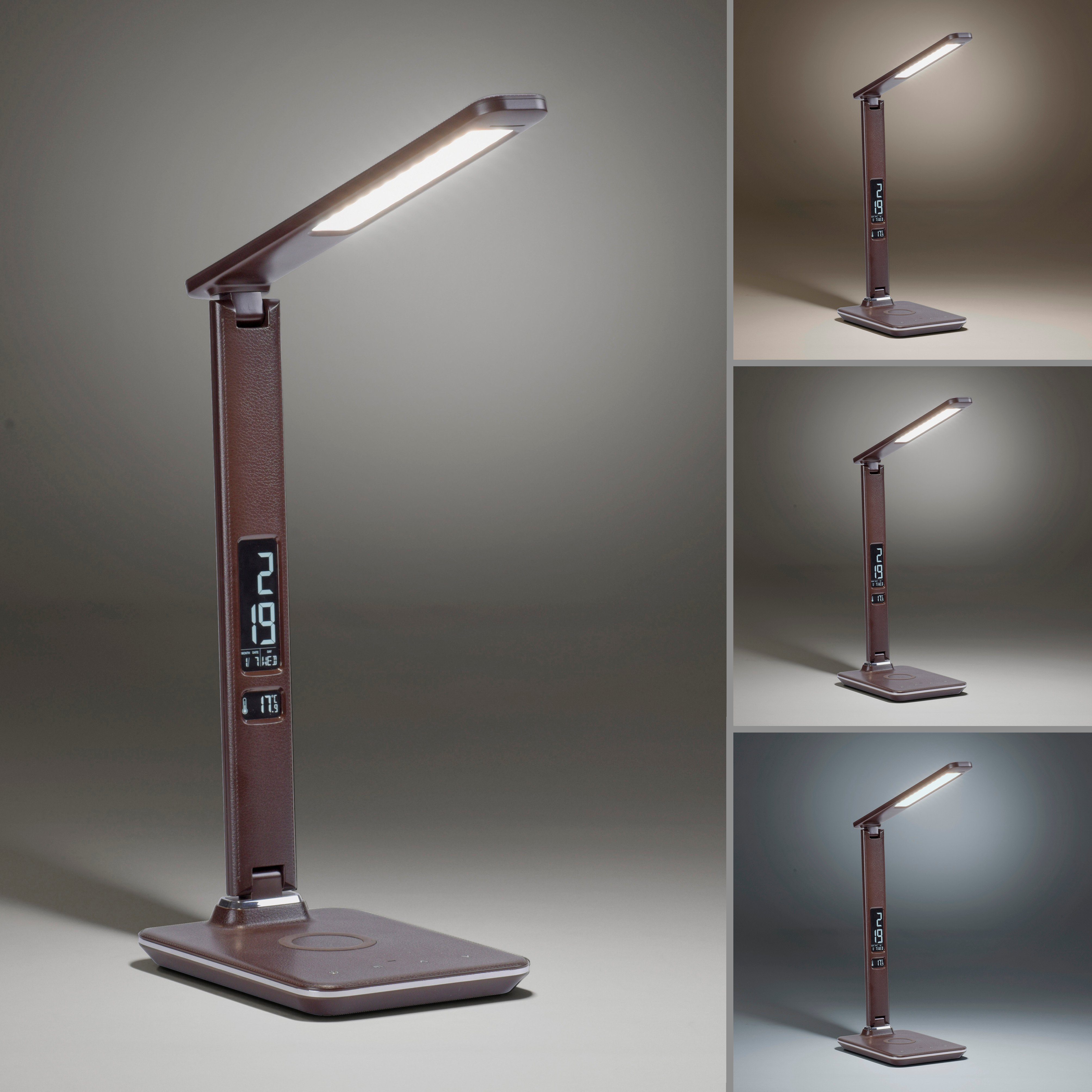 Paul Neuhaus LED Nachttischlampe - Dimmfunktion, ADRIANO, integriert, fest LED kaltweiß, warmweiß LED
