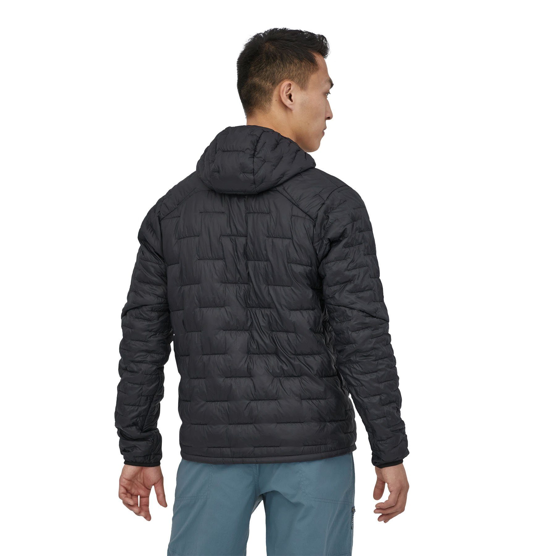 Herren Micro Puff Sommerjacke black Hooded Patagonia Patagonia Funktionsjacke