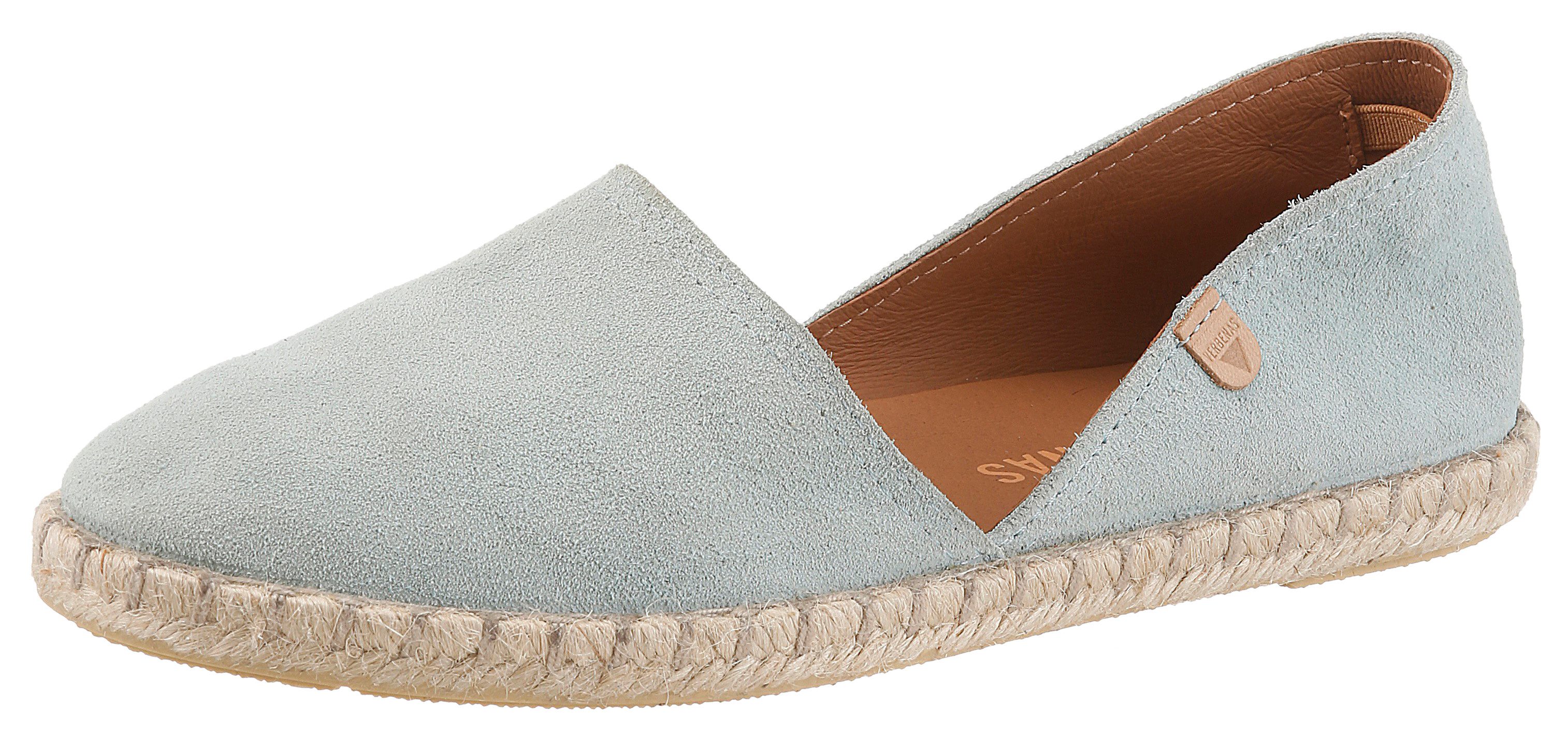 VERBENAS Espadrille Strandschuh, Sommerschuh, Loafer aus Veloursleder
