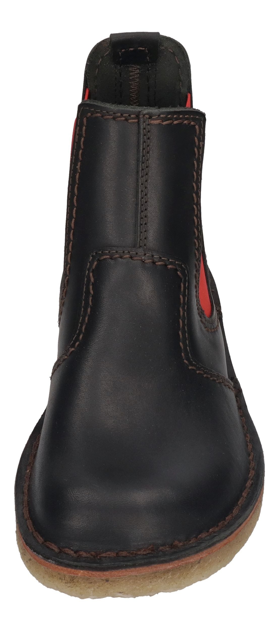 Duckfeet ROSKILDE Chelseaboots Black Red