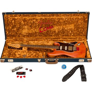 Fender E-Gitarre, Stories Collection Michael Landau Coma Stratocaster RW Coma Red - E-