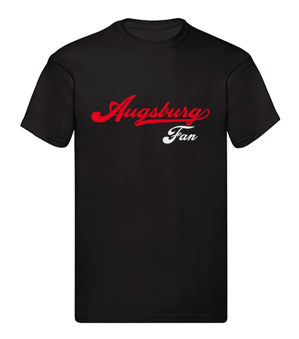 G-graphics T-Shirt Augsburg Fan (1-tlg) Herren T-Shirt mit einem Motiv für den echten Fan