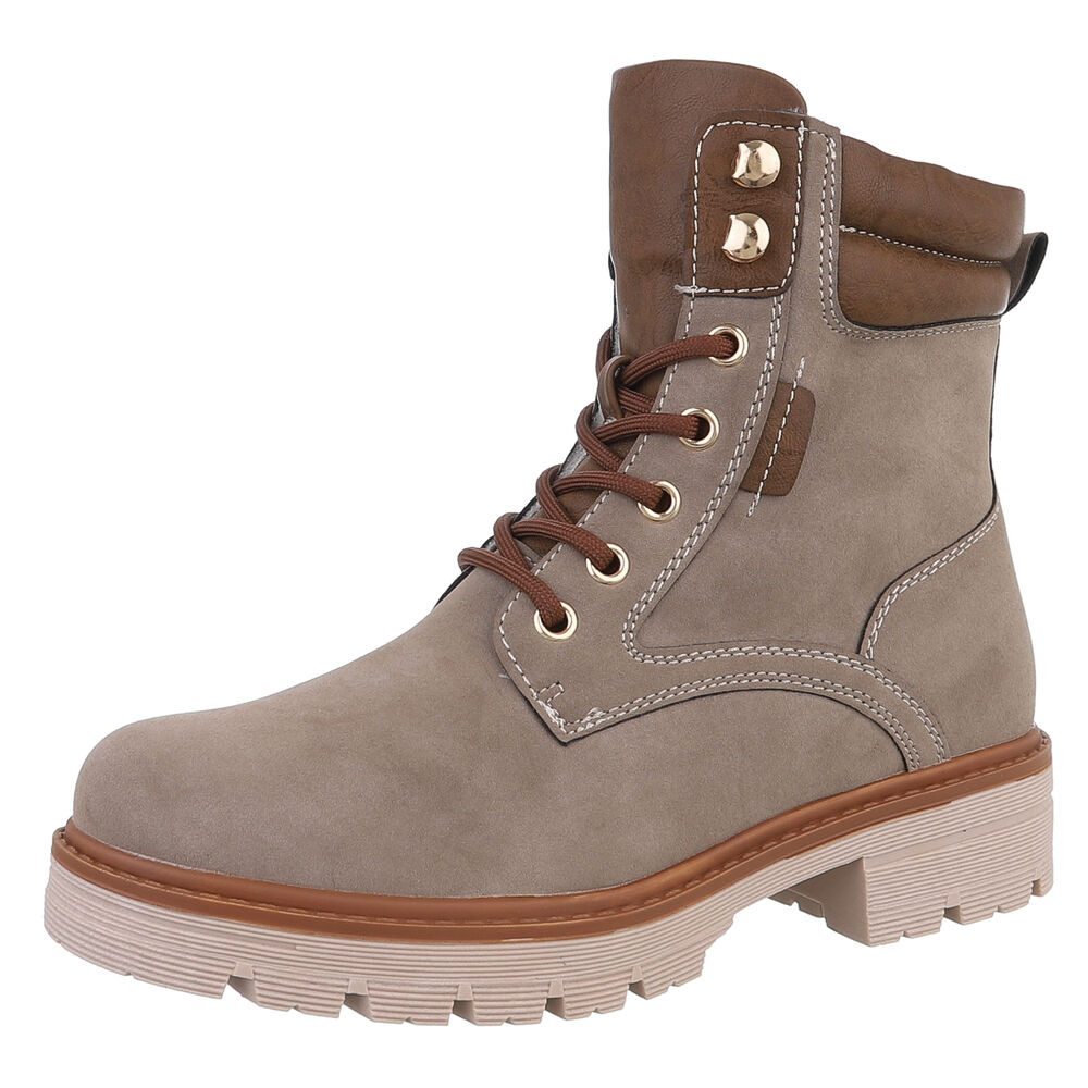 Ital-Design Damen Schnürschuhe Freizeit Stiefelette (87740246) günstig online kaufen