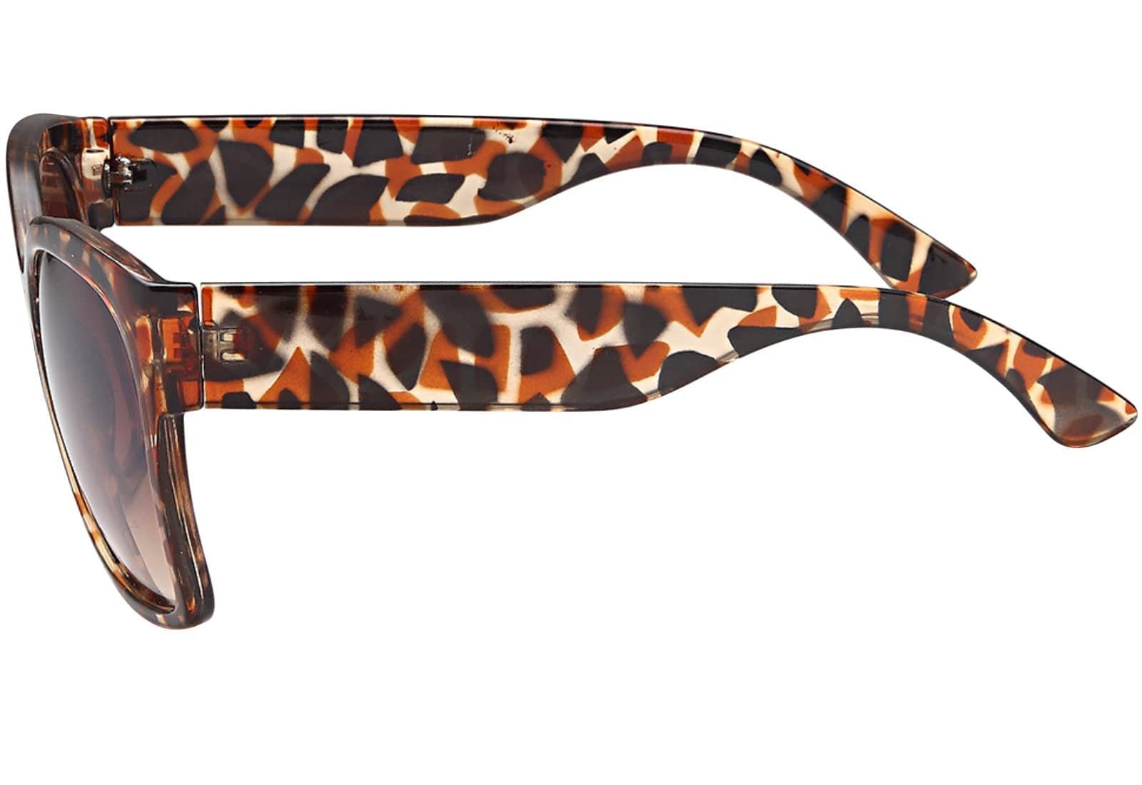 BEZLIT Eyewear mit Sonnenbrille Damen Polarisiert Leopard (1-St) polarisierten Linsen Braun Retrosonnenbrille