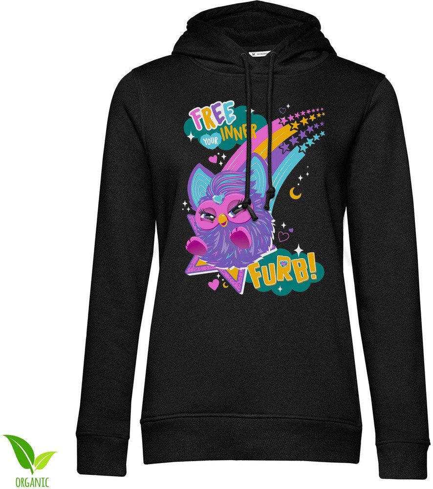 Furby Hoodie Free Your Inner FURB! Girly Hoodie