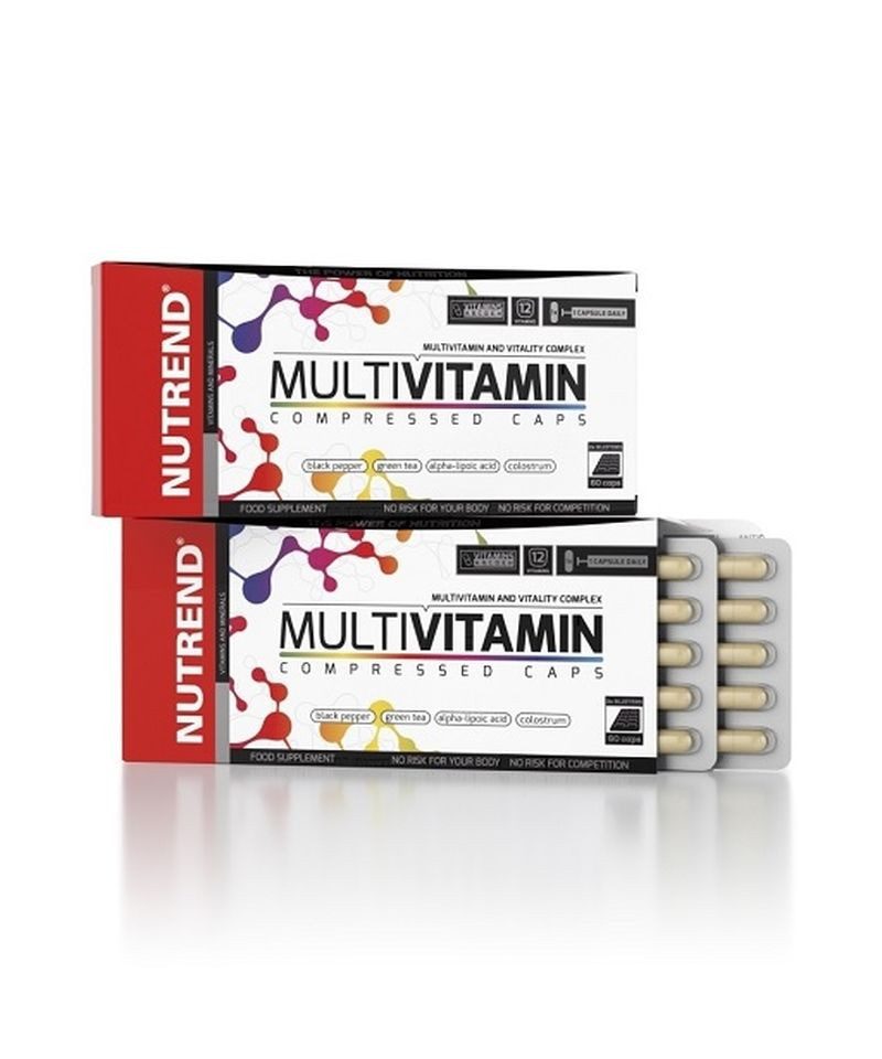 NUTREND Multivitamin Compressed 60 Kapseln Kapseln, 240 g, Kapseln