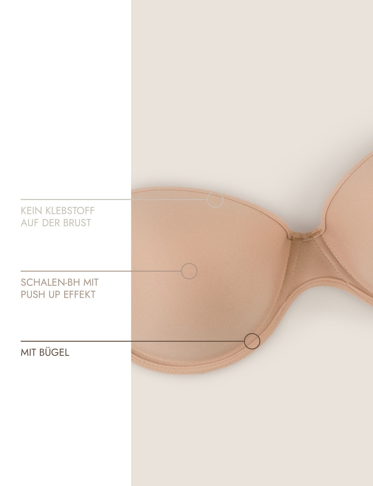 Miss Perfect Klebe-BH 38000 Styling Bra with Silicone Wings – Selbstklebender BH mit Halt – Bild 3 von 5