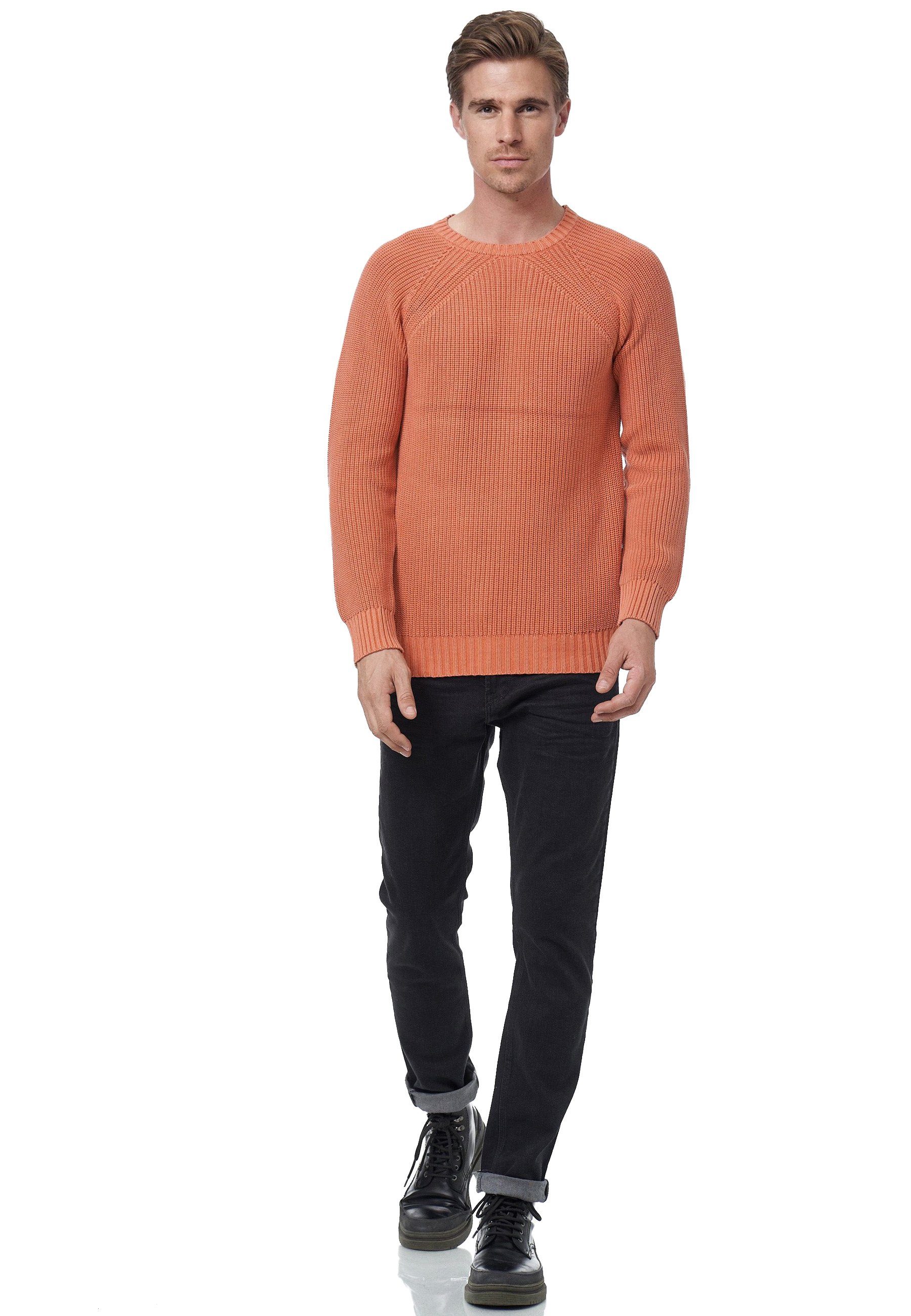 Rusty Neal Strickpullover im einfarbigen Design