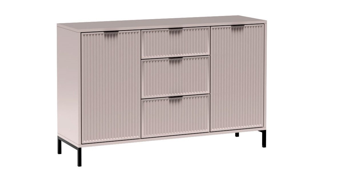 Kombikommode LINKASTYLES 02 zweitüriges Sideboard mit drei Schubladen
