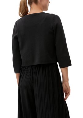 s.Oliver BLACK LABEL Strickjacke Bolero aus Feinstrick