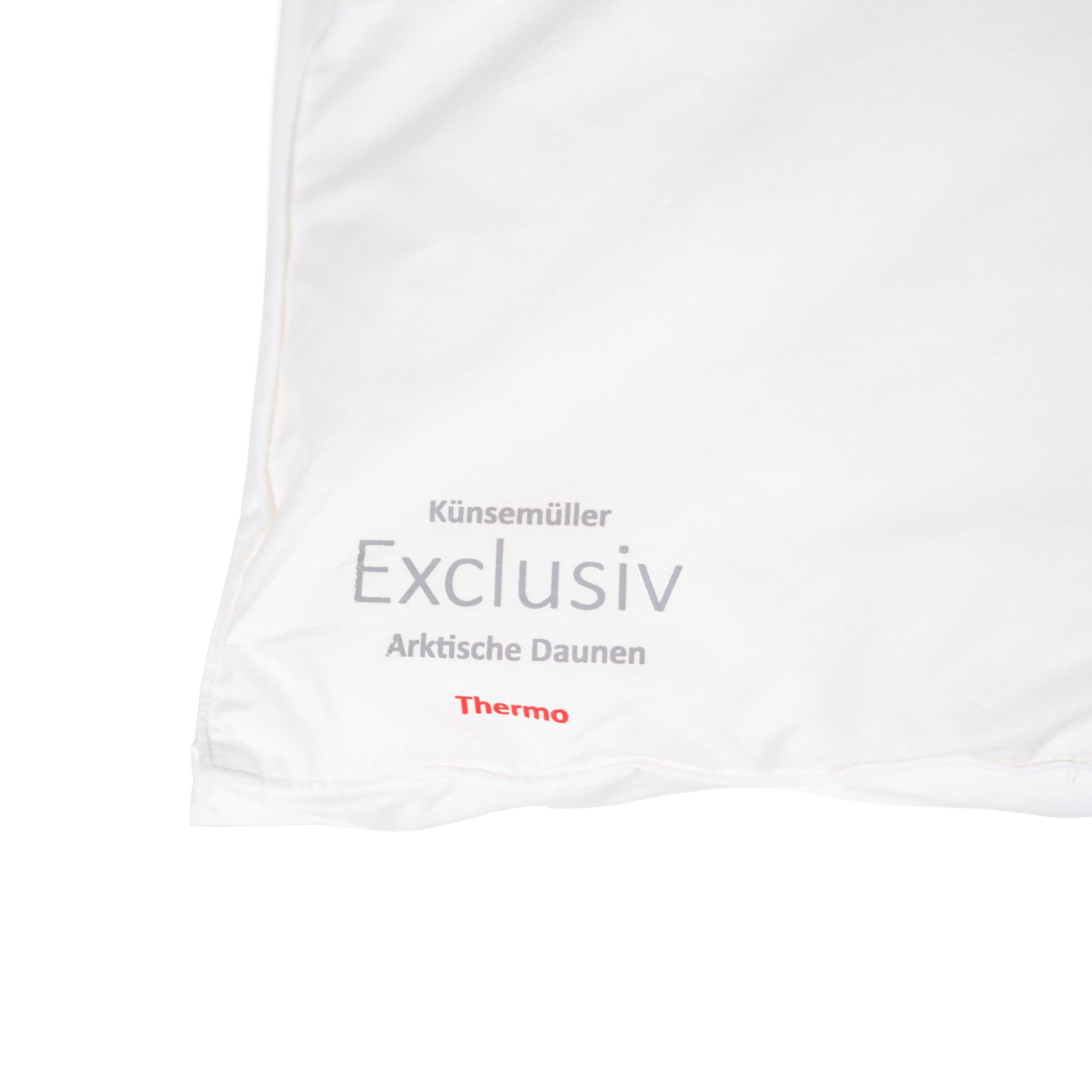 KÜNSEMÜLLER Daunenbettdecke Exclusiv, Füllung: 100% Daunen - weiße arktische neue Daunen, Kl. 1, Bezug: 100% Baumwolle, die Exklusive