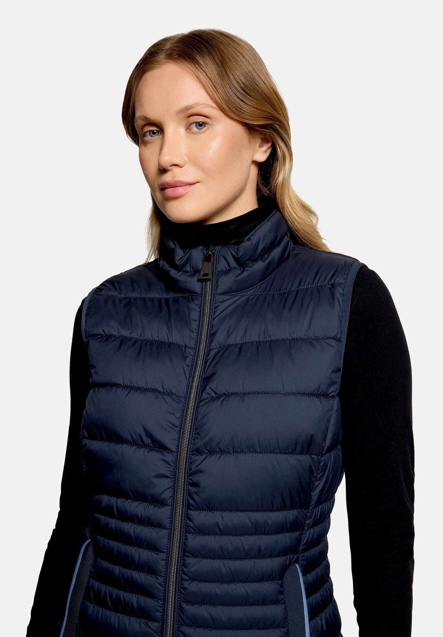 Betty Barclay Strickweste Damen mit Stehkragen