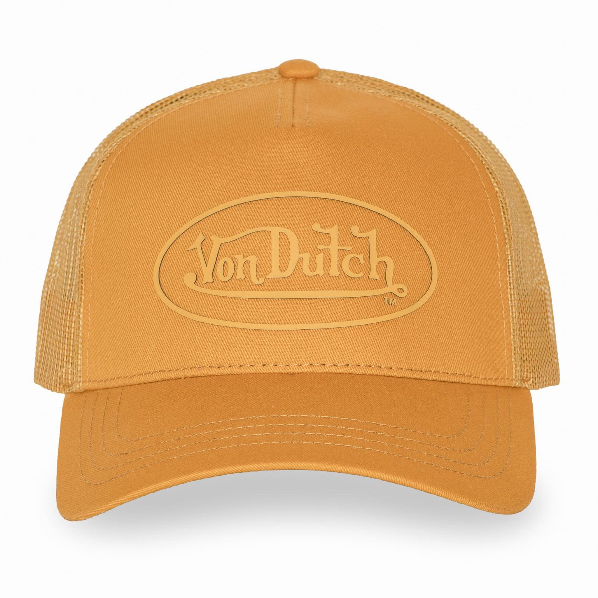 Von Dutch Trucker Cap Von Dutch Originals Trucker Cap - CALIFORNIA Twill Rubber T/T (Basecap, Basecap, Meshcap, Trucker Kappe)
