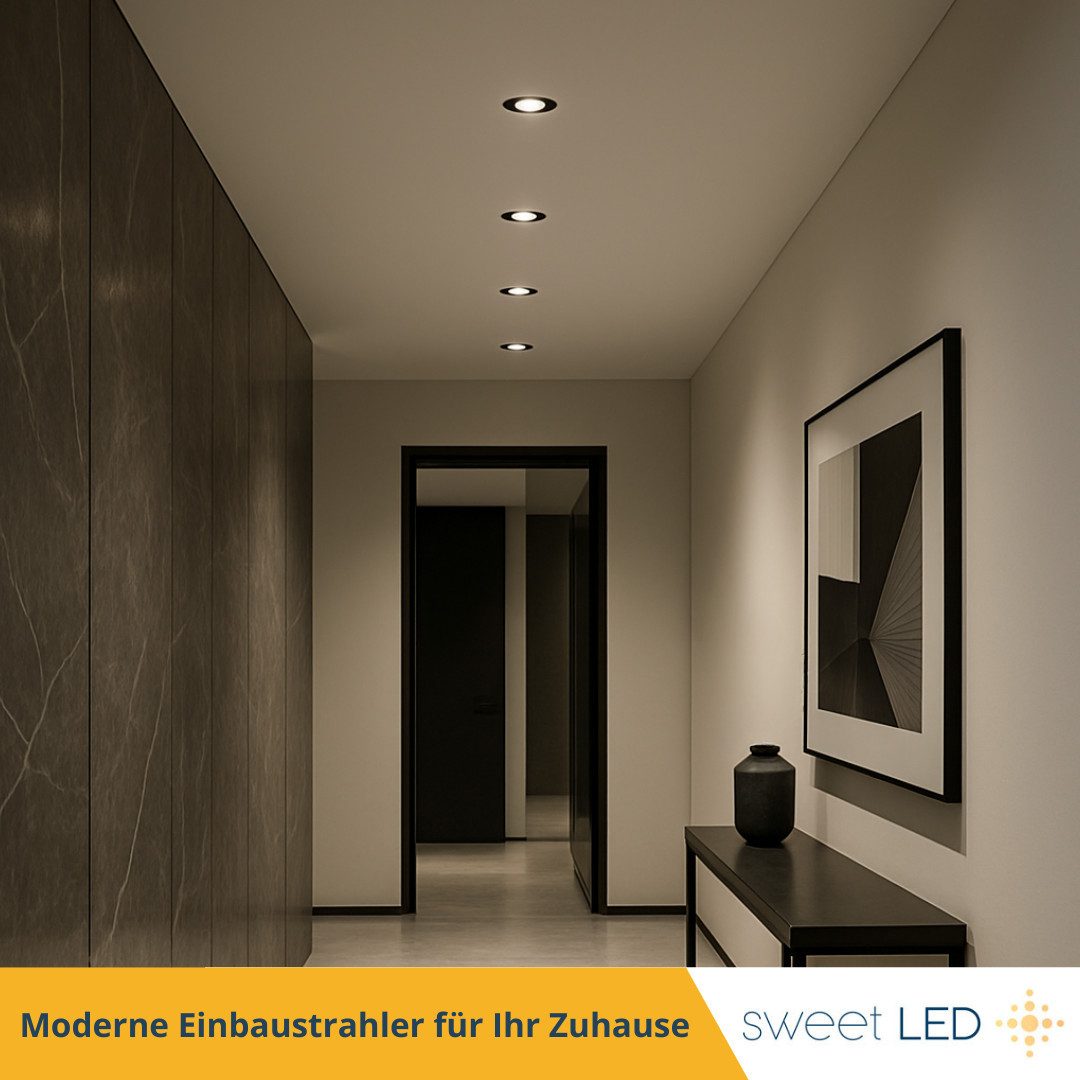 Aluminium trimless inbouwspot wit, Sanaz