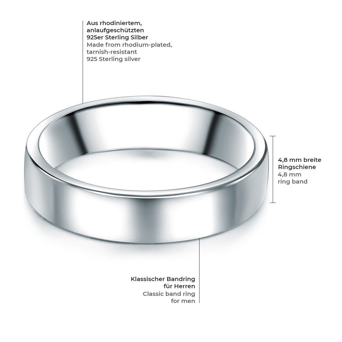 Trilani Silberring silber, aus Sterling Silber günstig online kaufen