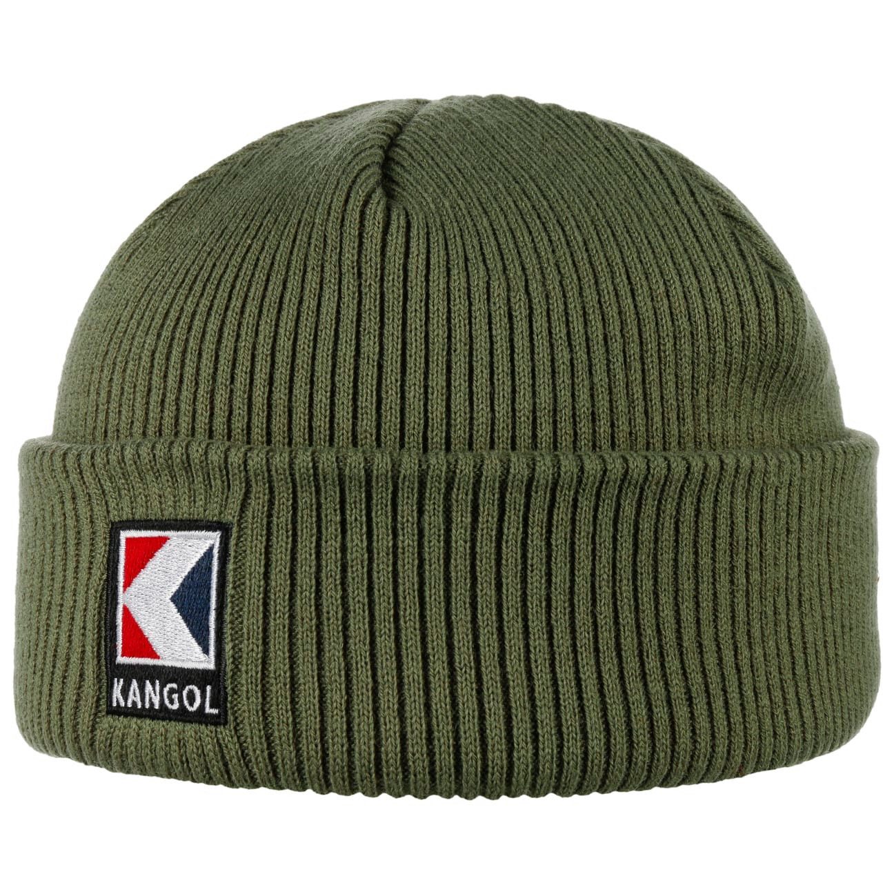 Kangol Schiebermütze (1-St) Strickmütze mit Umschlag