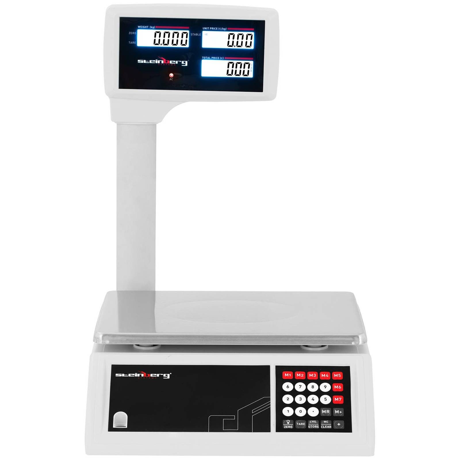 Steinberg Systems Präzisionswaage Kontrollwaage 30 kg/ 5 g Hochanzeige Preisrechenwaage Ladenwaage Markt – Bild 4 von 5