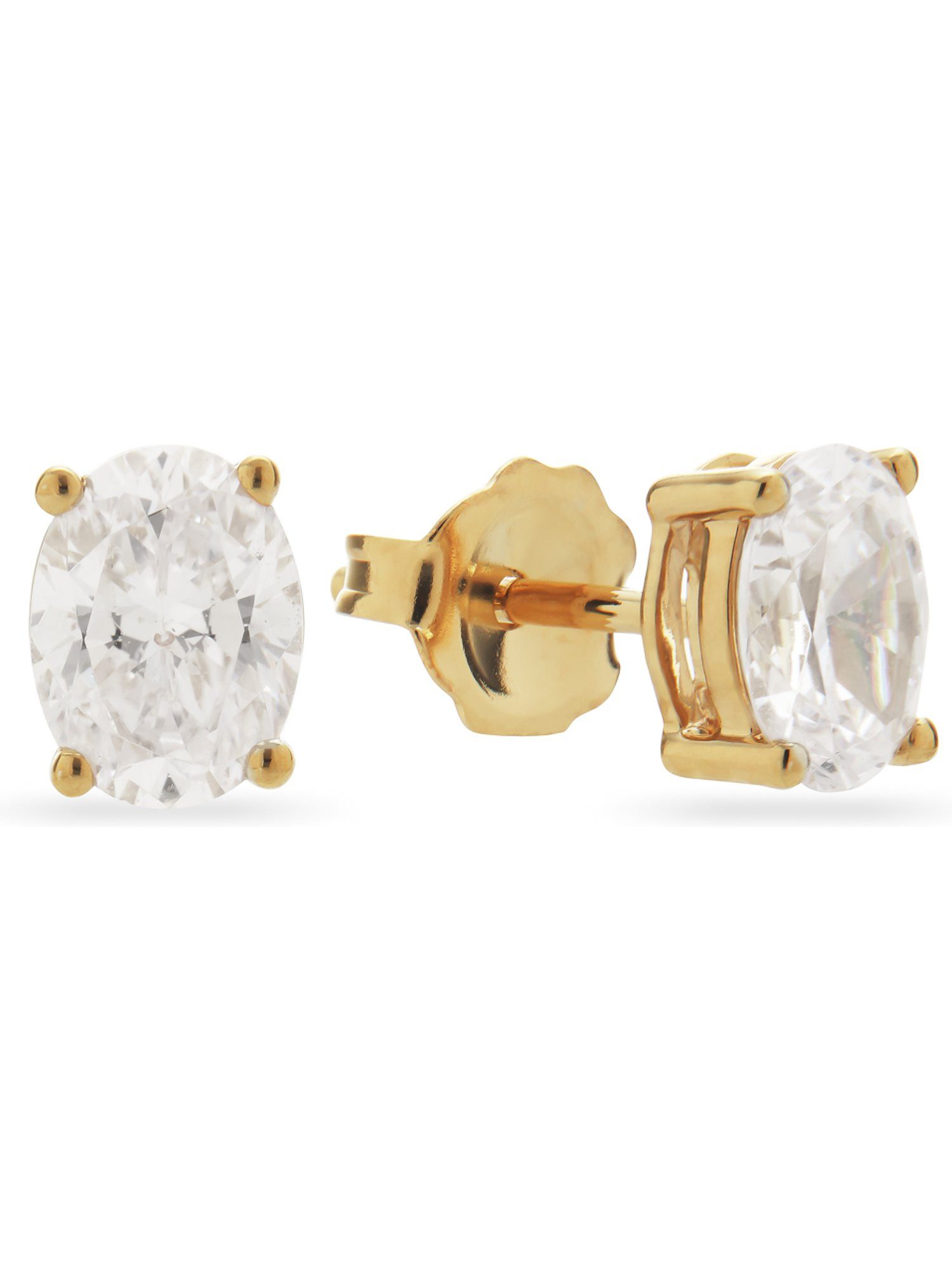 CHRIST Paar Ohrstecker CHRIST Damen-Ohrstecker 2 Diamant, Lab Grown