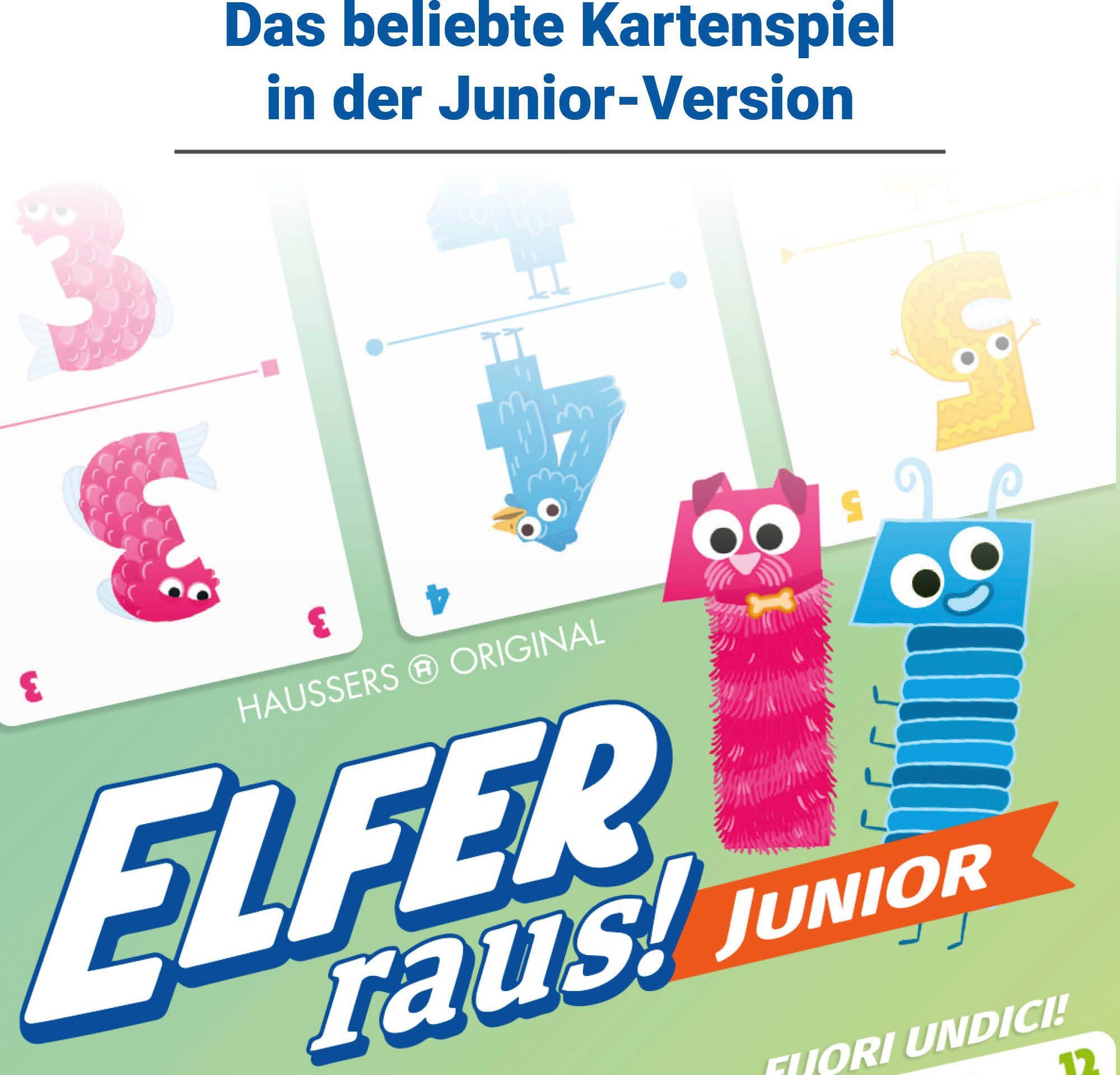 Ravensburger Spiel Elfer raus! Junior, Kinderspiel, Made in Europe