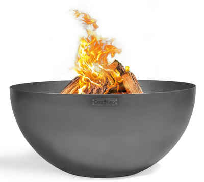 CookKing Feuerschale Tiefe Feuerschale Premium 85 cm Feuerstelle, (Tiefe Feuerschale Premium "DALLAS" 85 cm, Tiefe Feuerschale Premium "DALLAS" 85 cm)