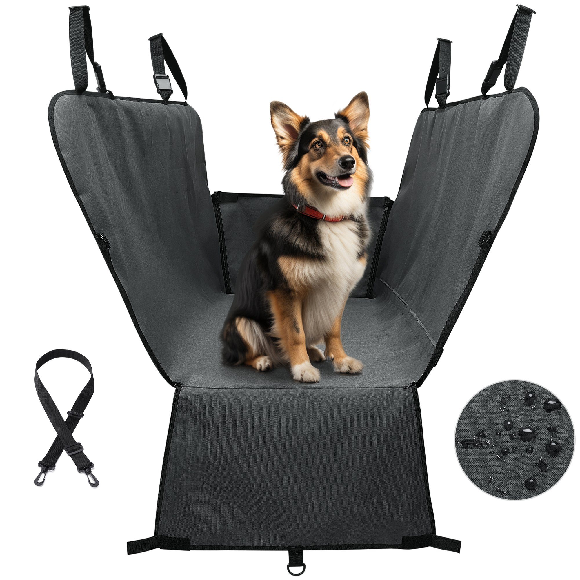 Navaris Autositzbezug Hunde Autositzbezug - Autositz für Hunde - Autositzbezug, 1-tlg.