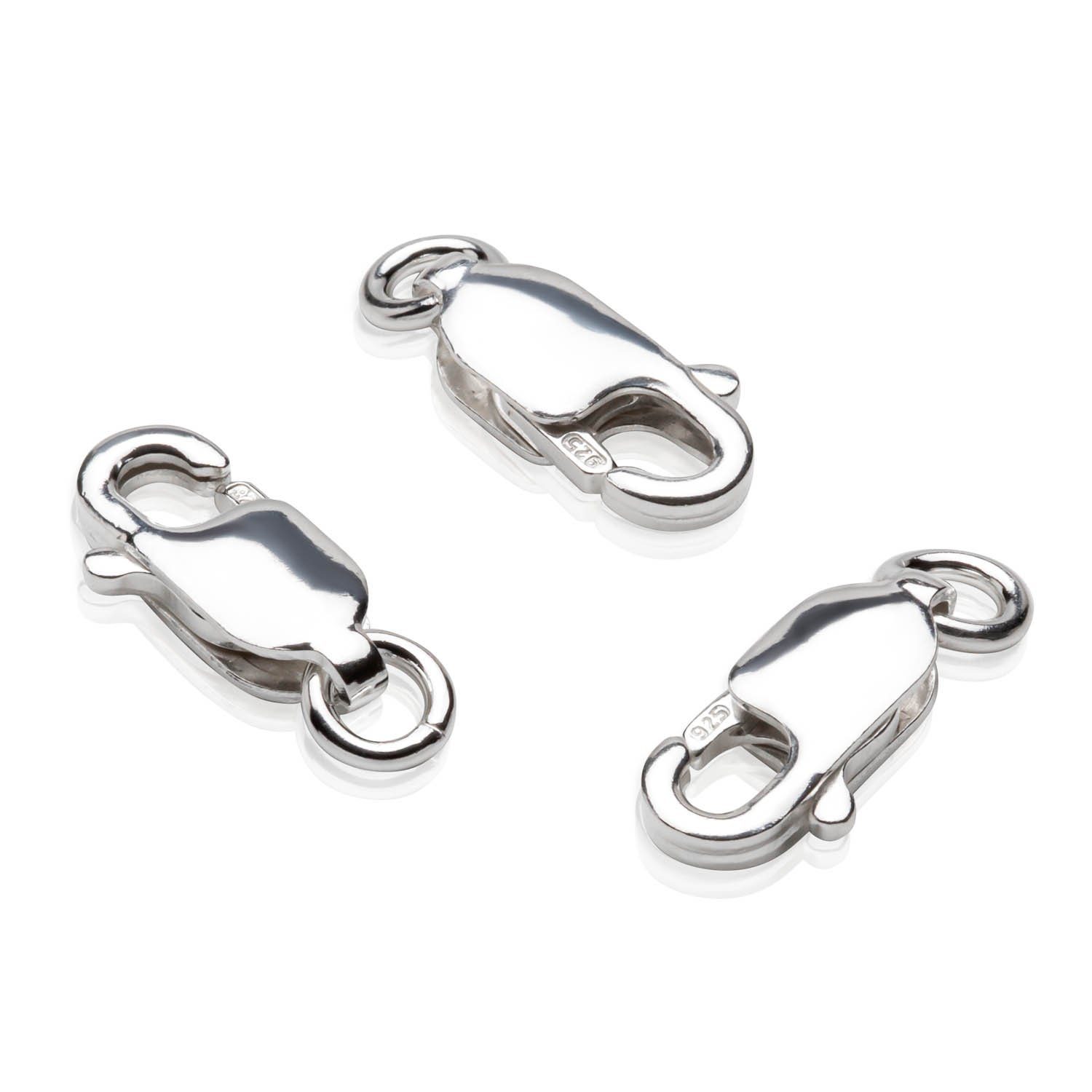 NKlaus Schmuckset 3 x Karabinerverschluss 8,3x6,4mm günstig online kaufen