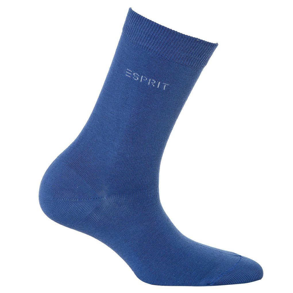 Esprit Kurzsocken Damen Socken Hellblau einfarbig - 2 Paar Kurzsocken