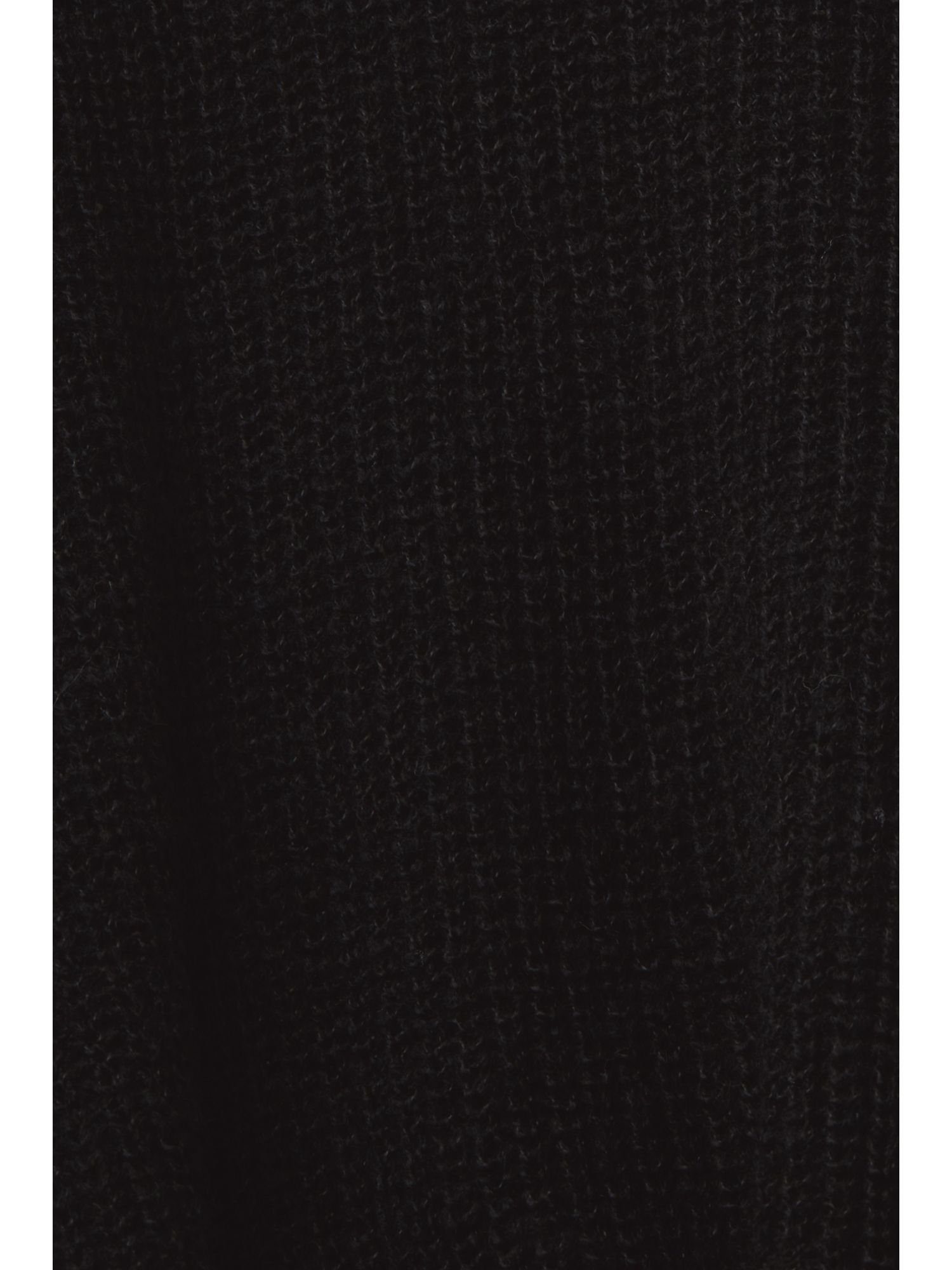 edc by V-Ausschnitt, Wollmix Esprit V-Ausschnitt-Pullover Pullover BLACK mit