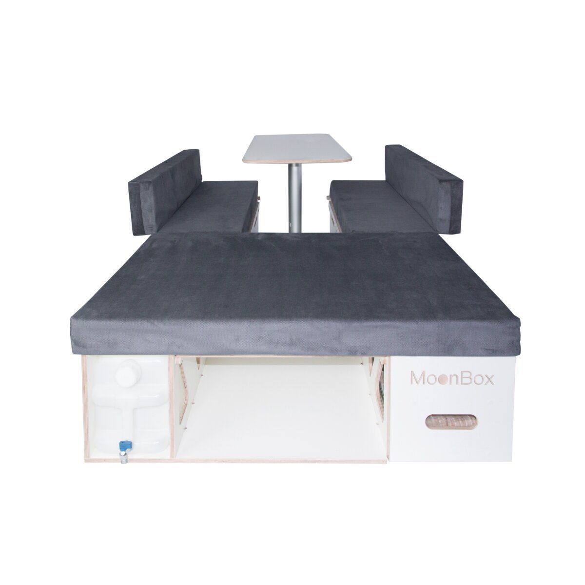 Mayaadi Home Campingliege MoonBox Campingbox Schlafsystem Campingküche Wohnmobil Van/Bus Typ115