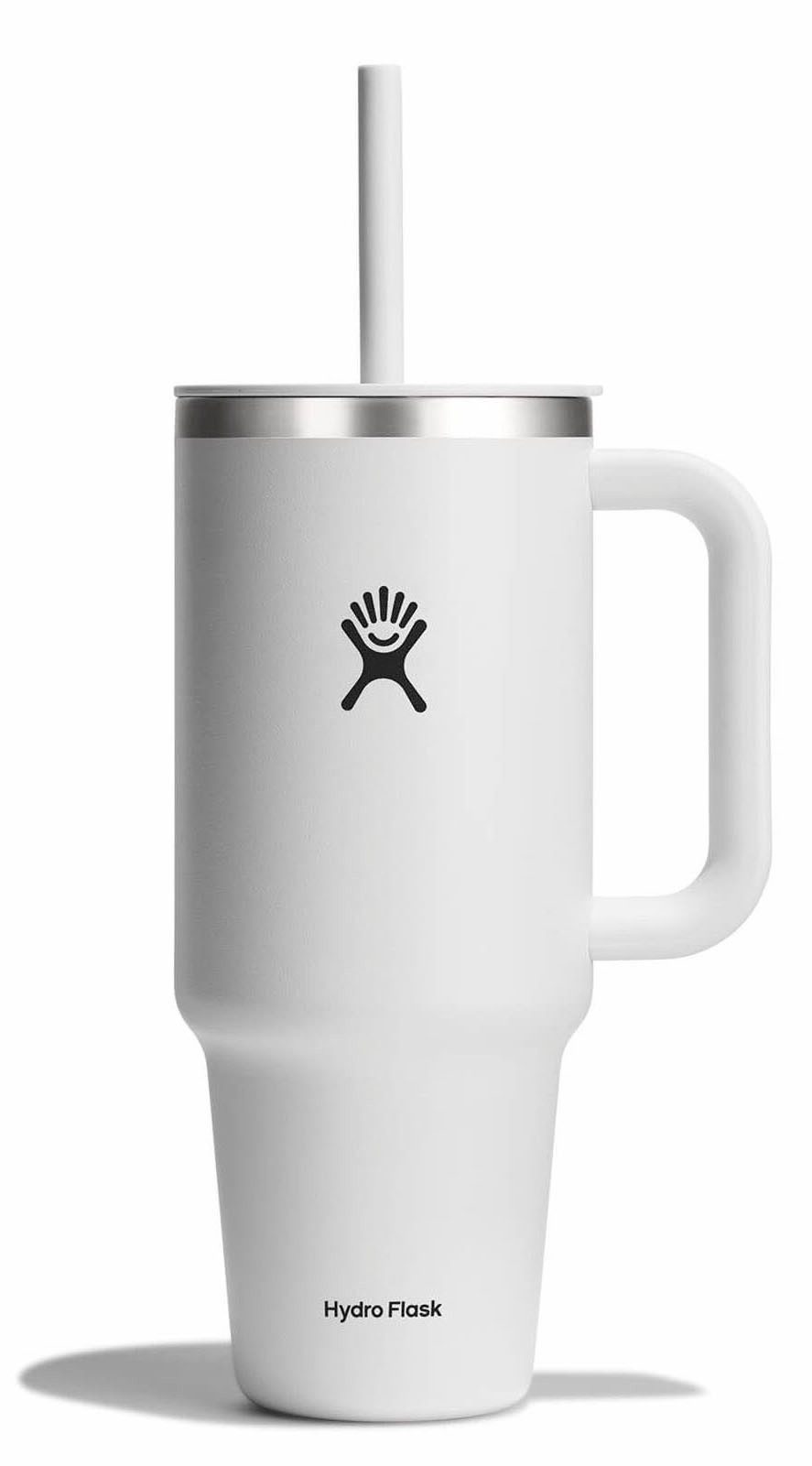 Hydro Flask Thermobecher All Around Travel Tumbler in den Größen 24 oz/ 32 oz / 40 oz, 1-tlg., Edelstahl, Thermo Cup mit Strohhalm, 709 ml/ 946 ml/ 1182 ml