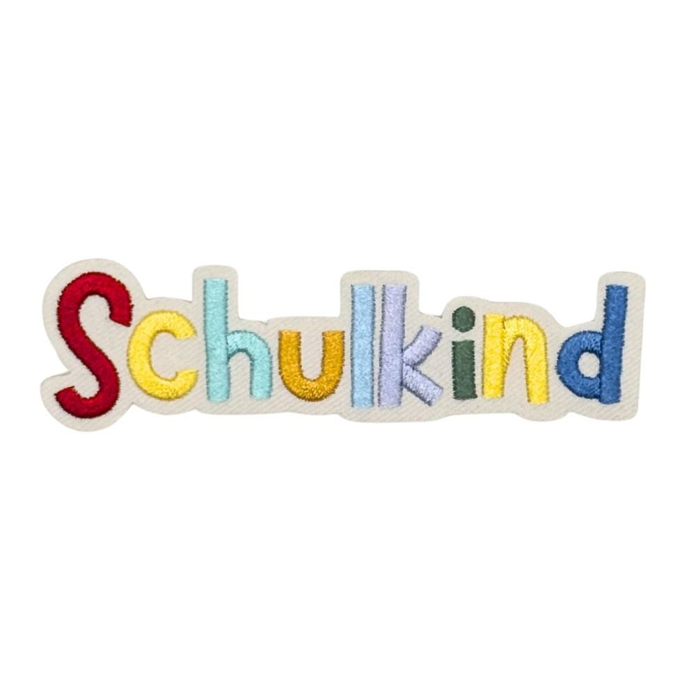 Catch the Patch Aufnäher Bügelbild, Aufbügler, Applikationen, Patches, Flicken, zum aufbügeln, Polyester, Schulkind Einschulung Kinder - Größe: 3 x 9,8 cm