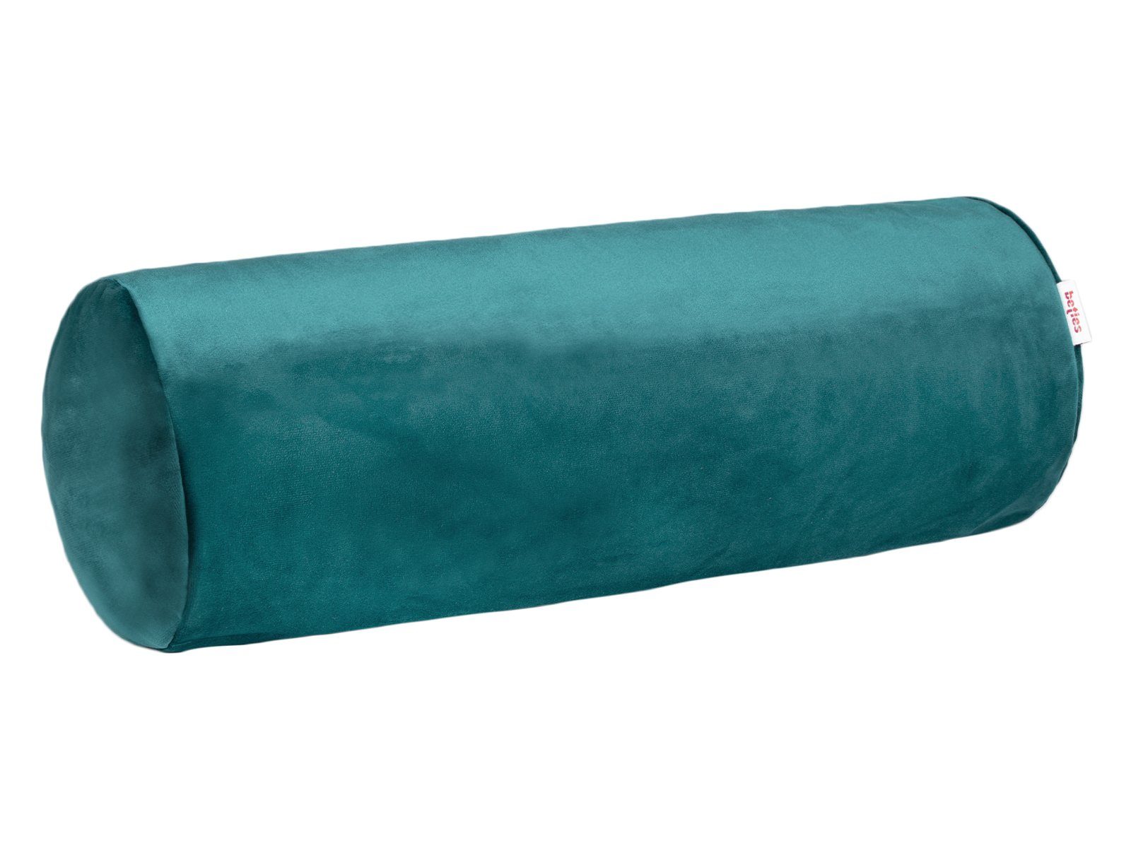 beties Nackenrollenbezug Samt&Sonders, (1 Stück), Samt Nackenrollenhülle petrol ca. 15x40 cm mit Reißverschluss