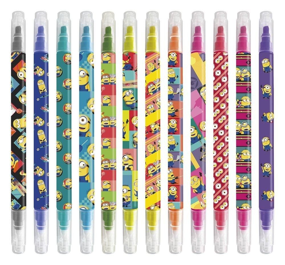 Grupo Erik Marker Minions Set mit 12 löschbaren Stiften